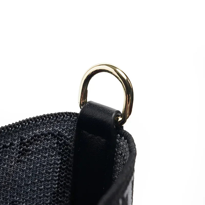 Fashion Simple Women's Commuter Travel Bag Classic Retro Large Capacity Pure Color Bucket Bag Trend Letter New Ladies Handbag