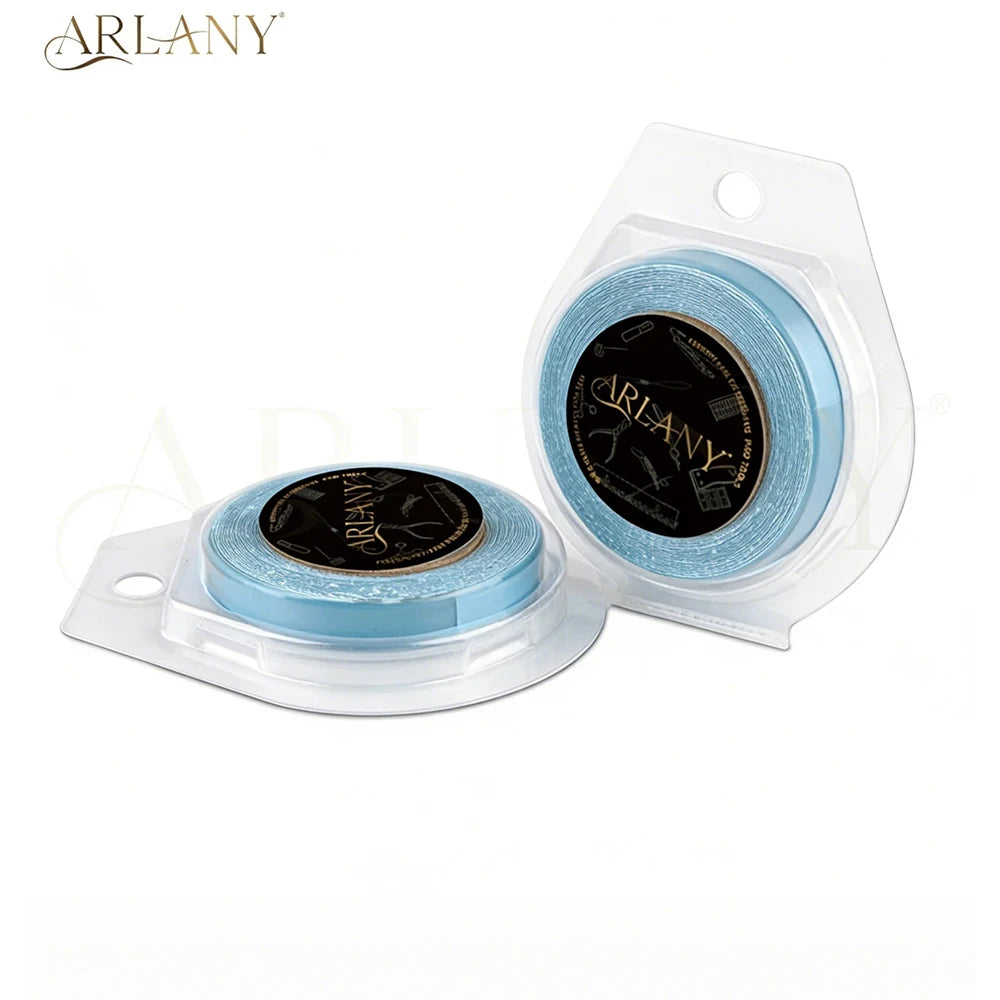 ARLANY 3Yards Double Sided Tape Roll for Tape-in & Tape Weft Hair Extensions, Waterproof, Strong Hold, Invisible, Easy Cut Tape