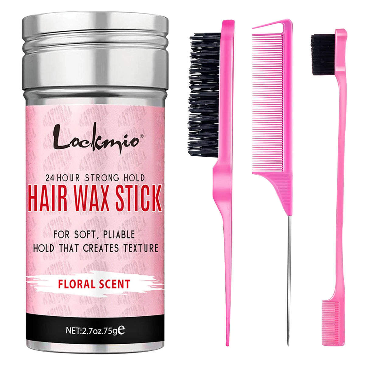 Professional Styling Wax for Women Anti-frizz Pomade Smoothing Broken Back Hair Mud Messy Hairs Control Wax Rod for Natural Wigs
