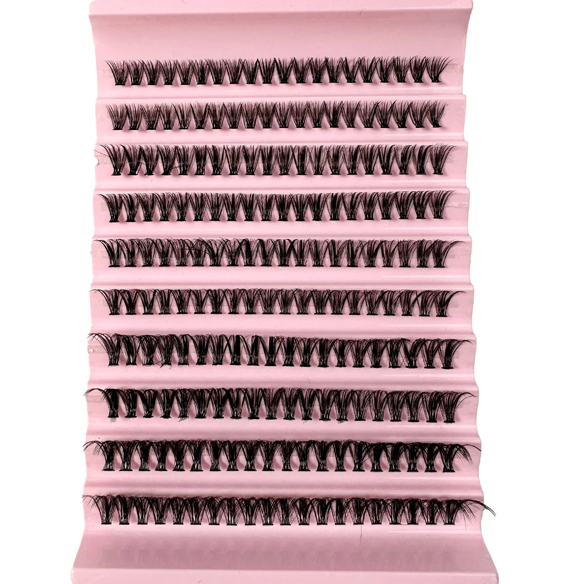 Faux Mink Eyelashes 540Cluster C Curled 9-16mm Mixed Natural Eyelash Extension 3D Russian Strip Personal Eyelash Makeup Tool