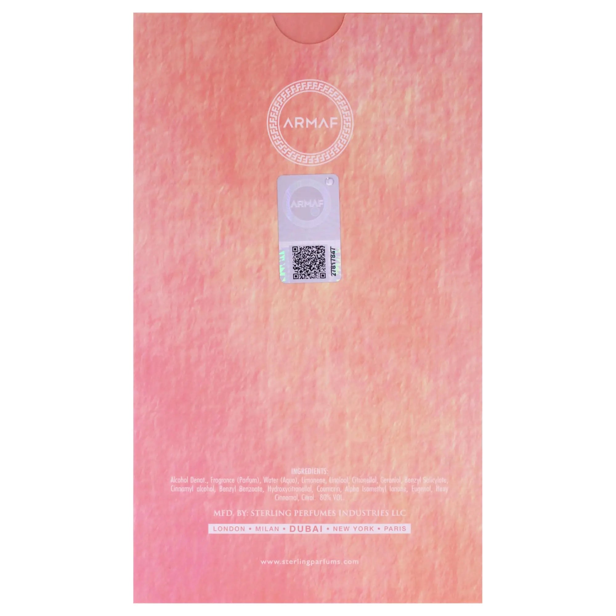 Armaf Island Breeze Fruity Floral Musky Eau De Parfum Spray Long-Lasting Fragrance Women 100ML Cologne Persistence Portable