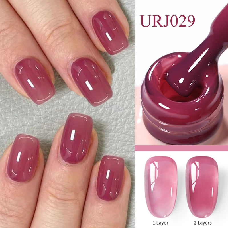 UR SUGAR 15ml Champagne Gold Sliver Reflective Glitter Gel Nail Polish Varnish Semi Permanent Soak Off UV Gel For Manicure Art