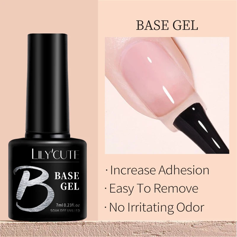 LILYCUTE 7ML Jelly Amber Gel Nail Polish Brown Crystal Translucent Dull Color Nail Art Gel Semi Permanent UV Gel Polish Varnish