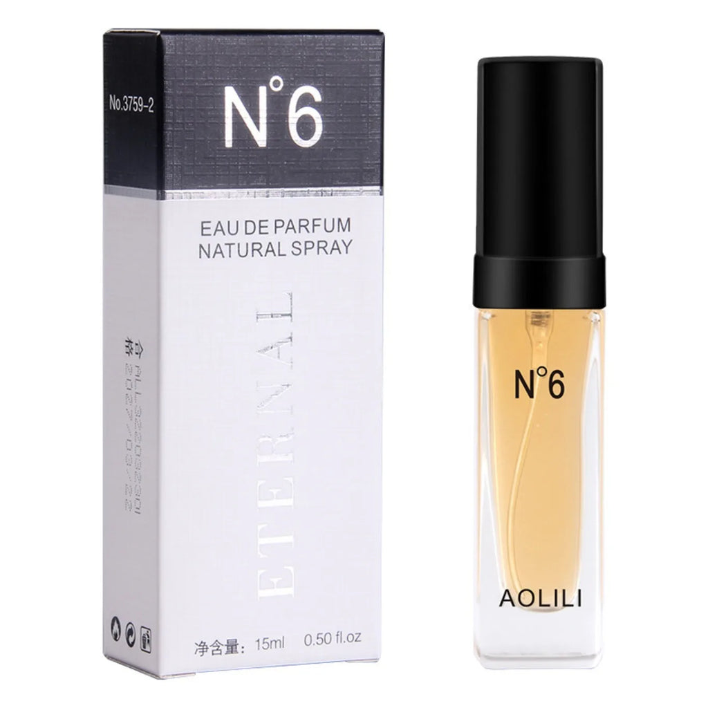 N6 Women Men Unisex Perfume Fresh Floral Long Lasting Light Fragrance Portable Business Cologne Student Gift 15ml man parfum