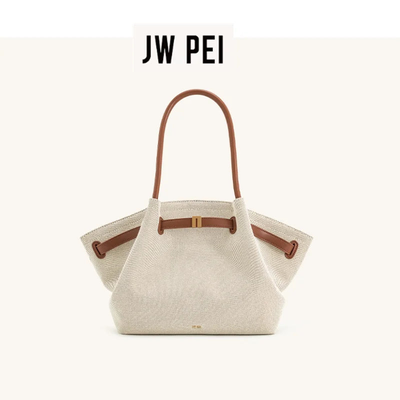 JW PEI HANA Tote Bag Dumpling Bun Women's Shoulder Crossbody Bag High Quality Handheld  Bag Women'sMedium Faux Suede