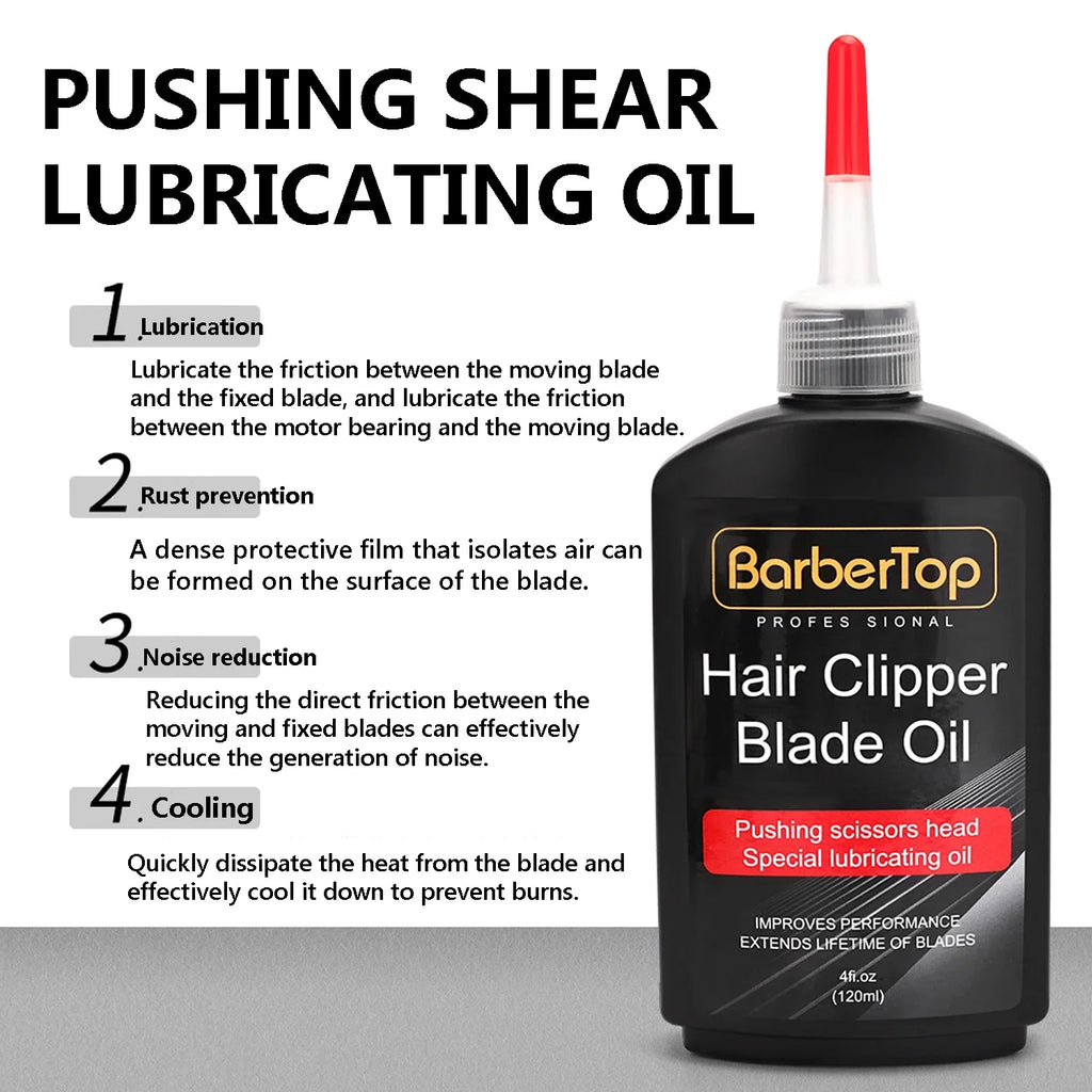 Professional Electric Hair Salon Hair Cutting Blade Oil Resistant with Lubrication Storage Box Rust Prevention Maintenance Kit