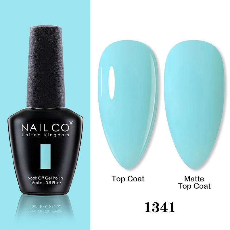 NAILCO 15ml Brown Nails Art Red Color Gel Nail Polish Semi-permanent UV Gel Polish Coffee Manicure Chocolate Hybrid Nail Varnish