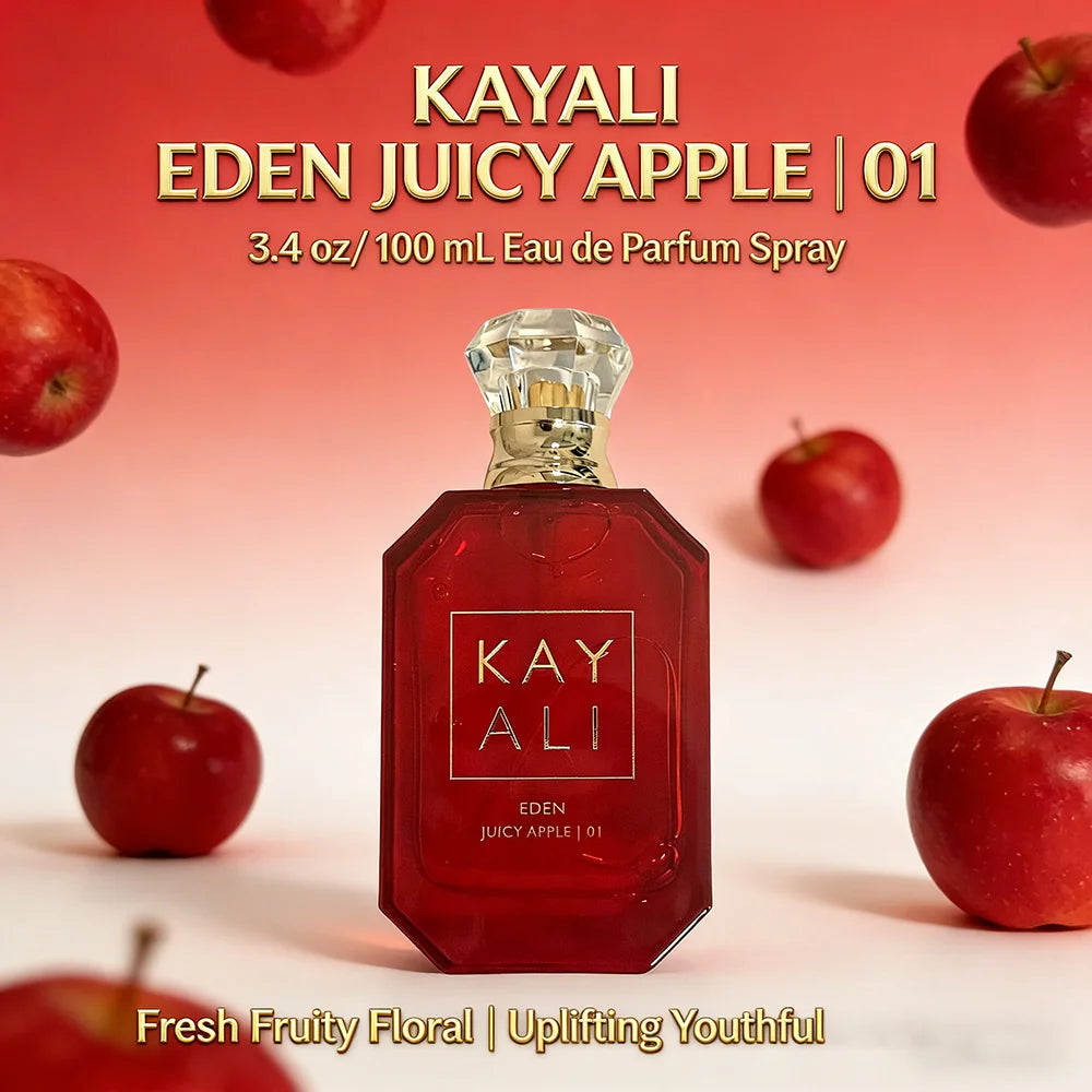 KAYALI EDEN JUICY APPLE 01 Eau de Parfum Spray 100ml / 3.4 fl oz Fresh Fruity Fragrance