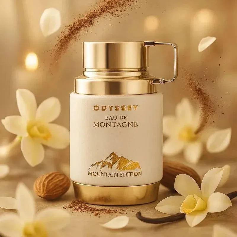 Armaf Odyssey Eau de Montagne Eau de Parfum 3.4 Ounce Lasting Oriental Vanilla Pheromones Perfume 100 ML Original Arab Perfumes