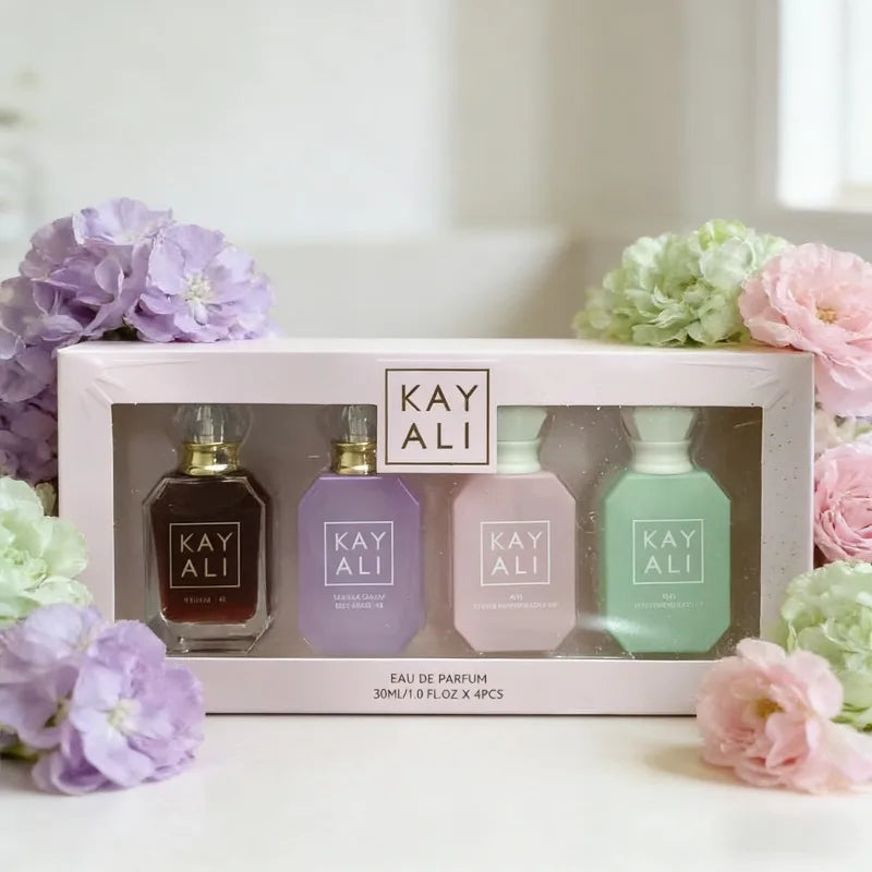Kayali Arabic Perfume Set 30ml X4 Long Lasting Luxury Unisex Portable Mini Fragrance Collection Sweet Rich Smooth Premium Exotic